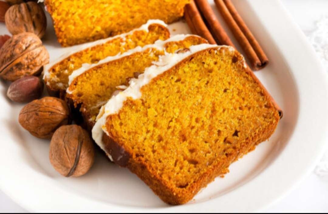 Pan de calabaza con yogur rompecabezas en línea