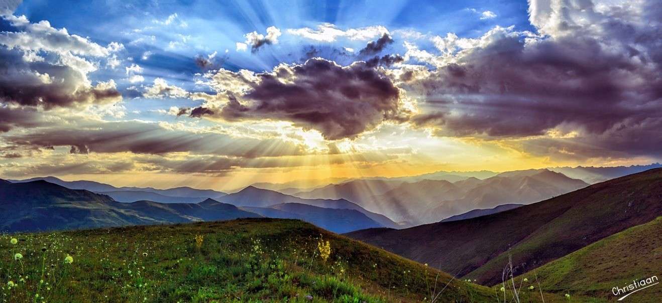 puesta de sol rompecabezas en línea