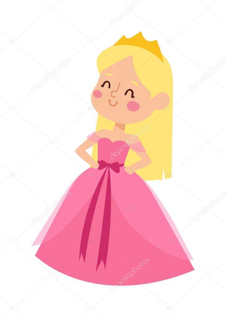 Personagem de vetor de princesa isolado Stock Vector by quebra-cabeças online