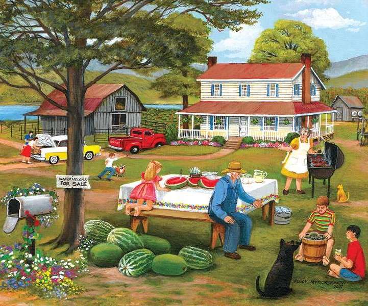 Life on the farm jigsaw puzzle online