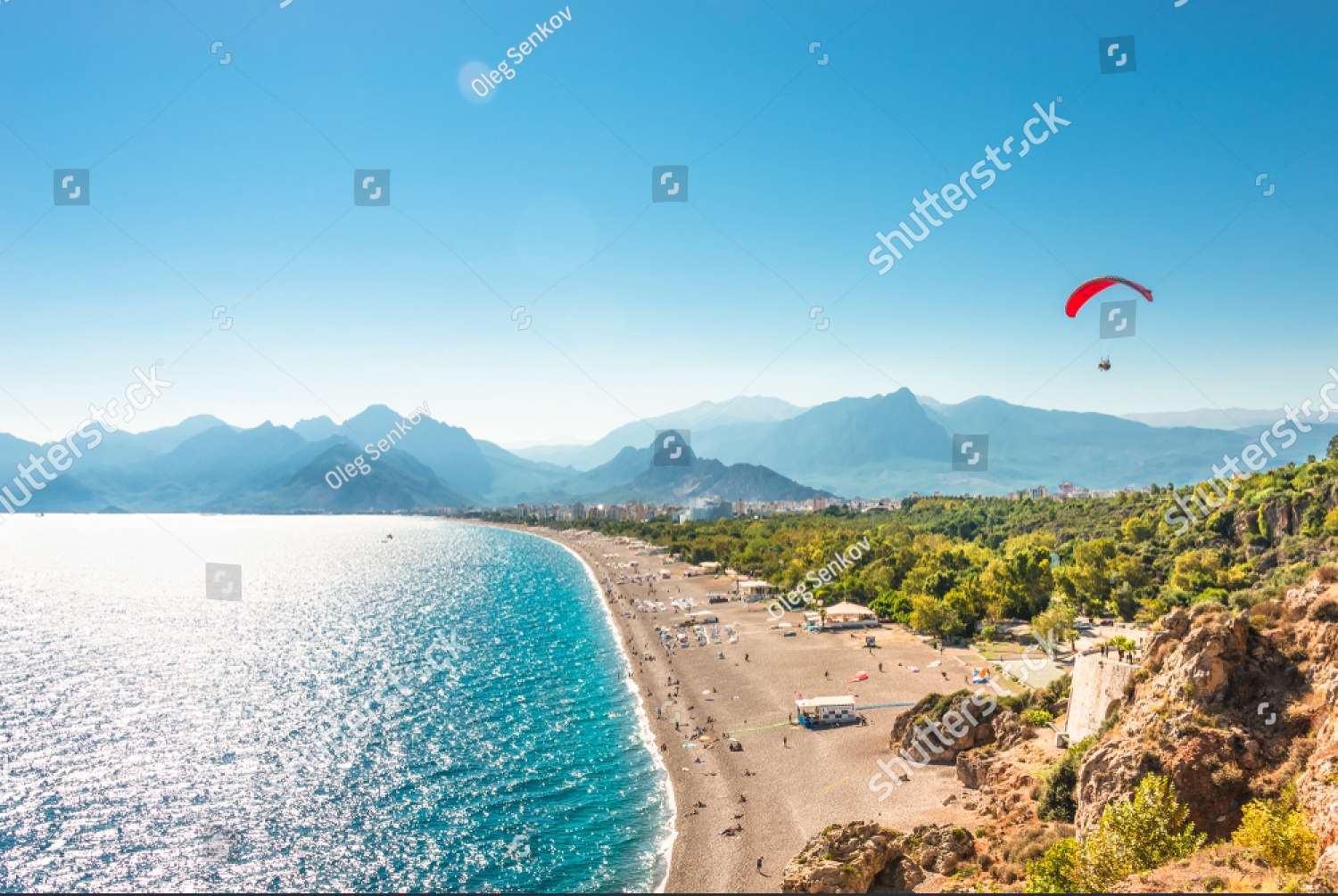 Küste von Antalya Türkiye Online-Puzzle