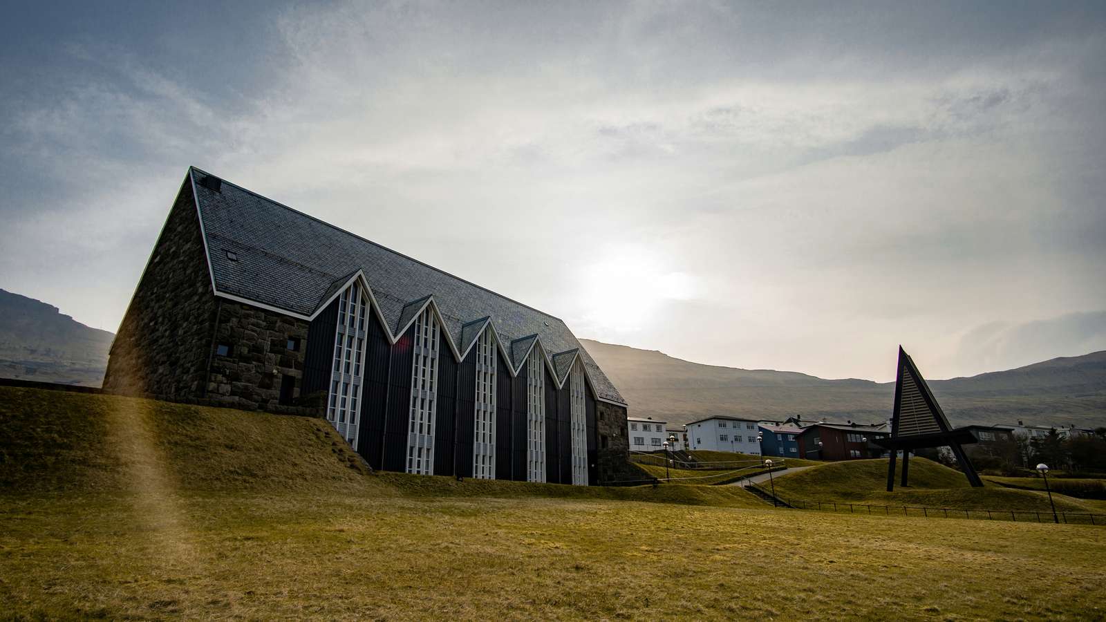 Christianskirkjan, Klaksvík, Фарьорски острови michael-f онлайн пъзел