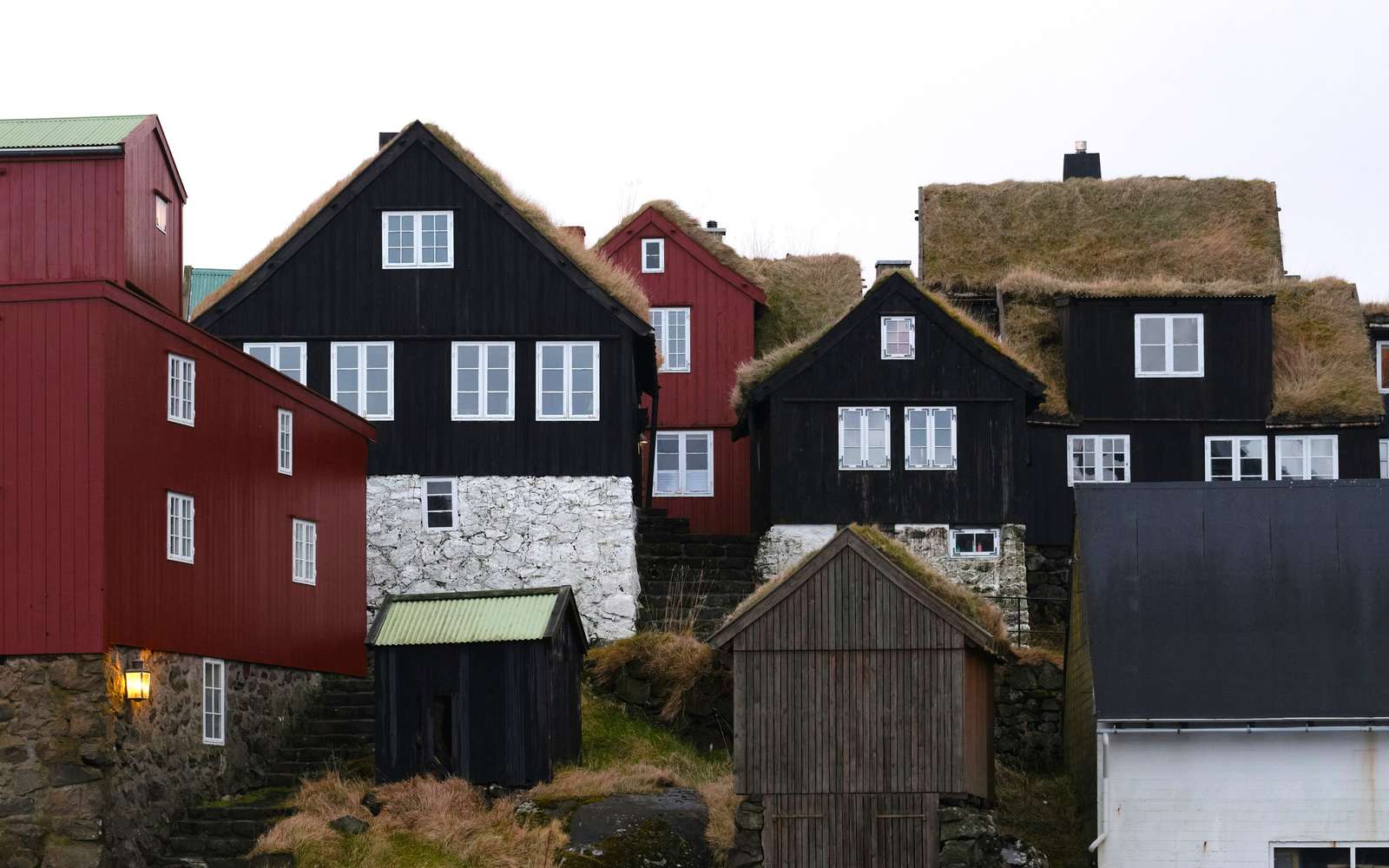 Tinganes, Tórshavn, Faeröer online puzzel