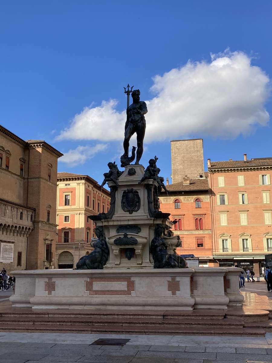 Bologna Neptunbrunnen Online-Puzzle