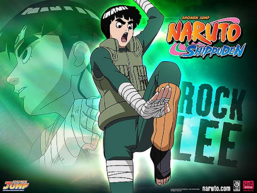 Rock Lee. naruto Pussel online