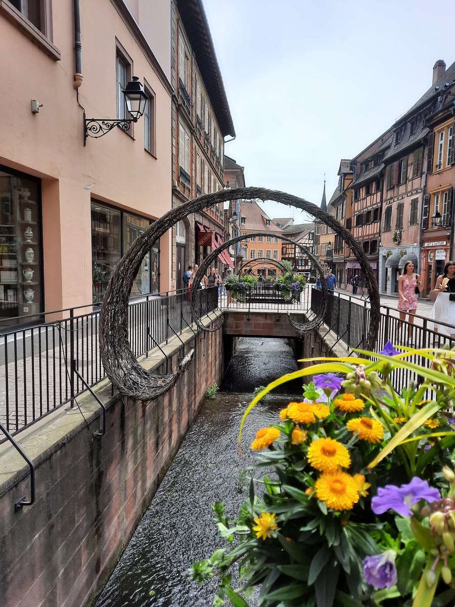 Vedere din Colmar, Franța puzzle online