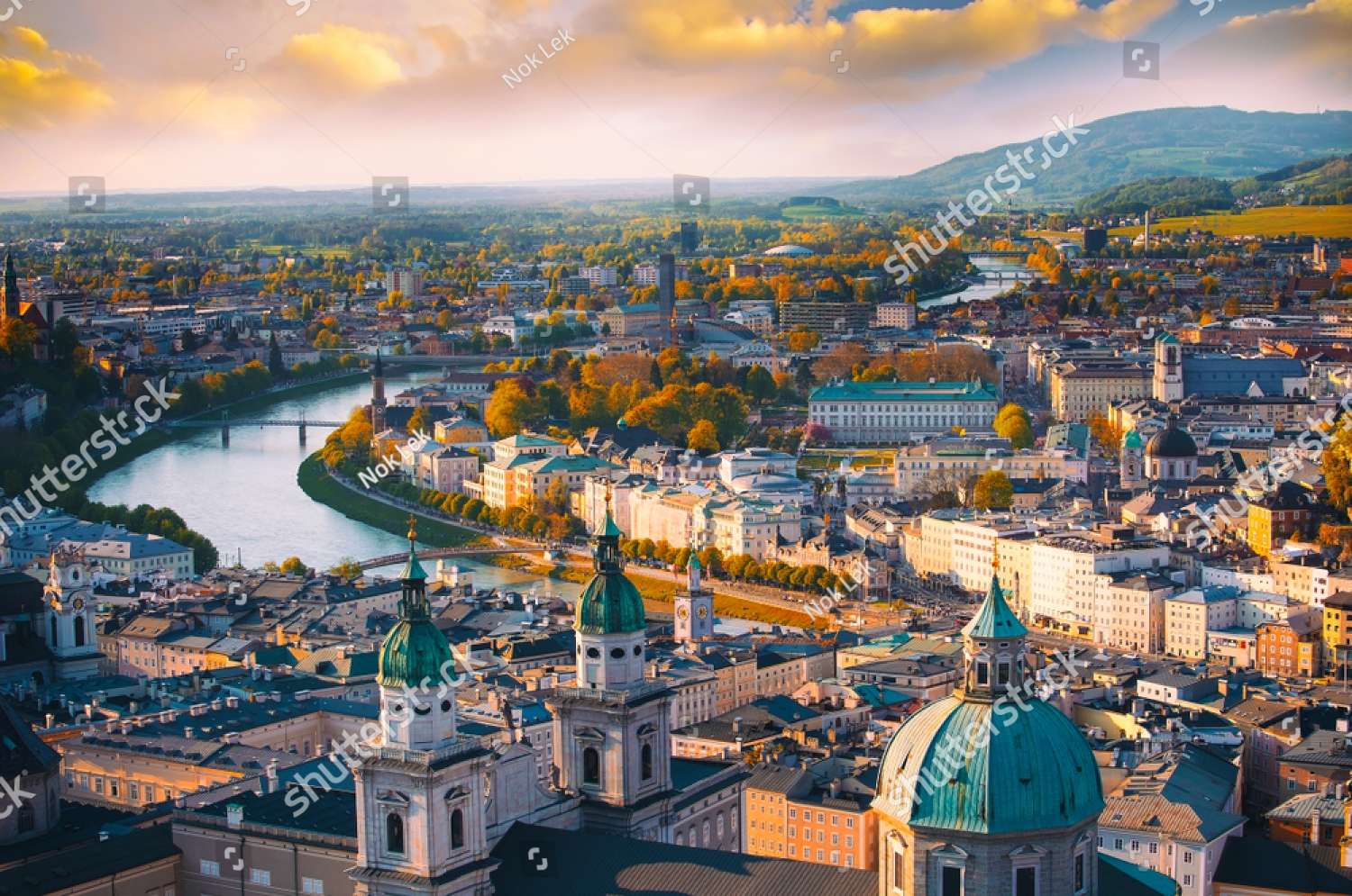 Salzburg In Autumn Austria jigsaw puzzle online