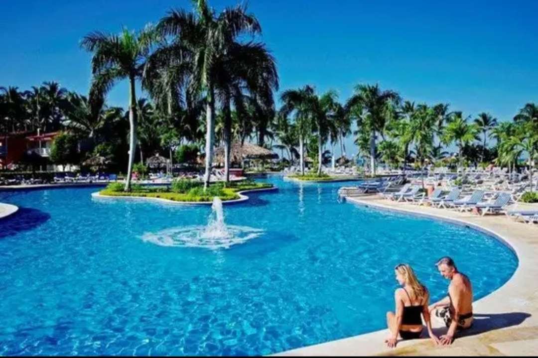 Lujosa piscina paradisíaca rompecabezas en línea