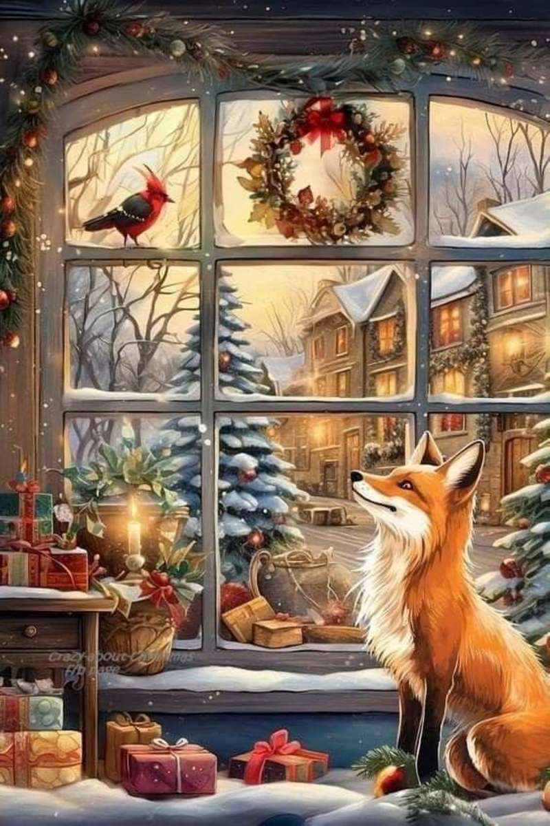 Der Fuchs und der Zauber von Weihnachten Puzzlespiel online