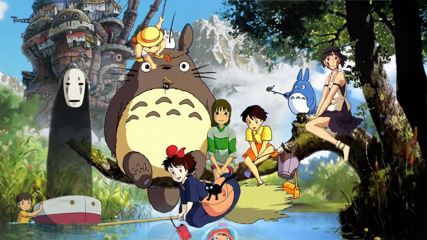 Ghibli Studios online puzzle