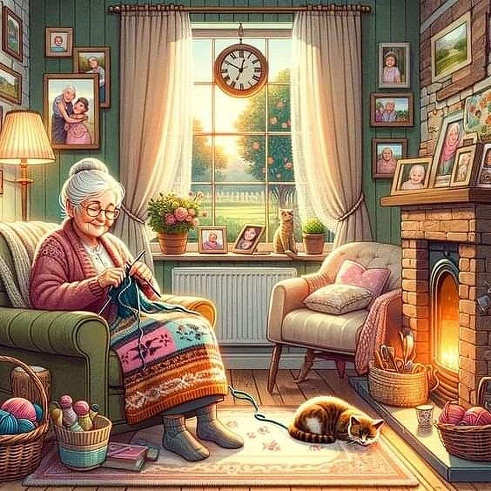 Sweet grandma jigsaw puzzle online