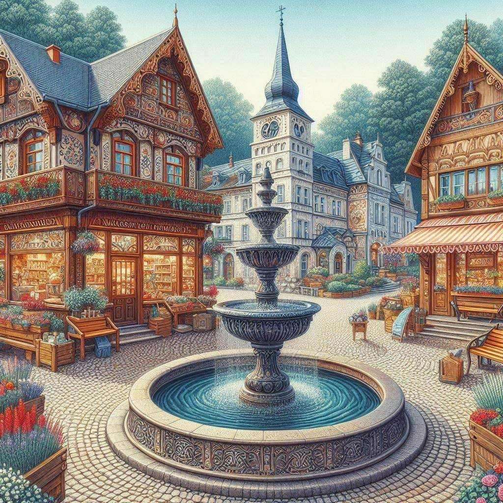 A Polish village online puzzle