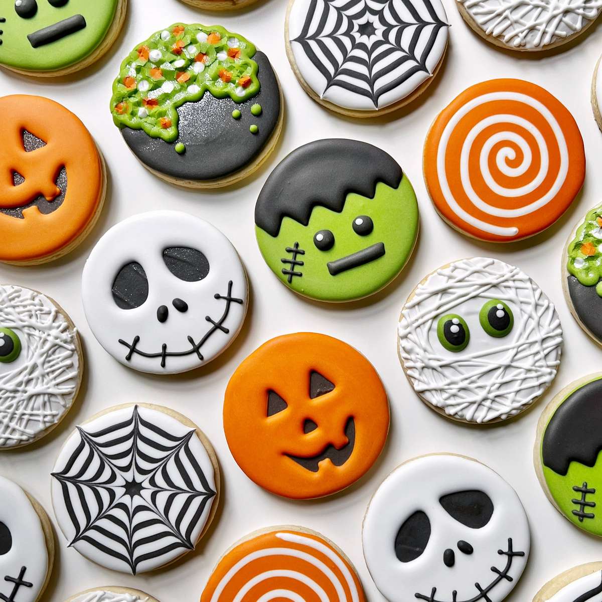 Halloween cookies online puzzle