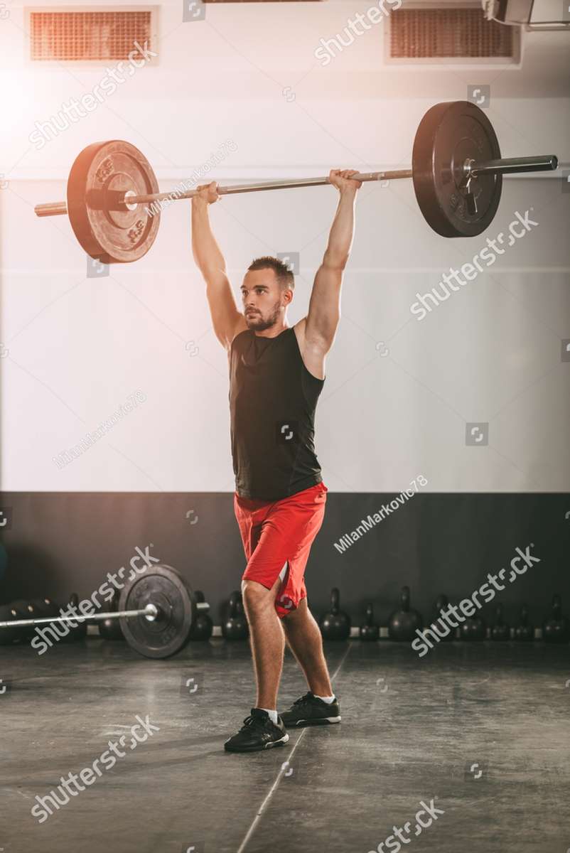 Entrenamiento en el gimnasio rompecabezas en línea