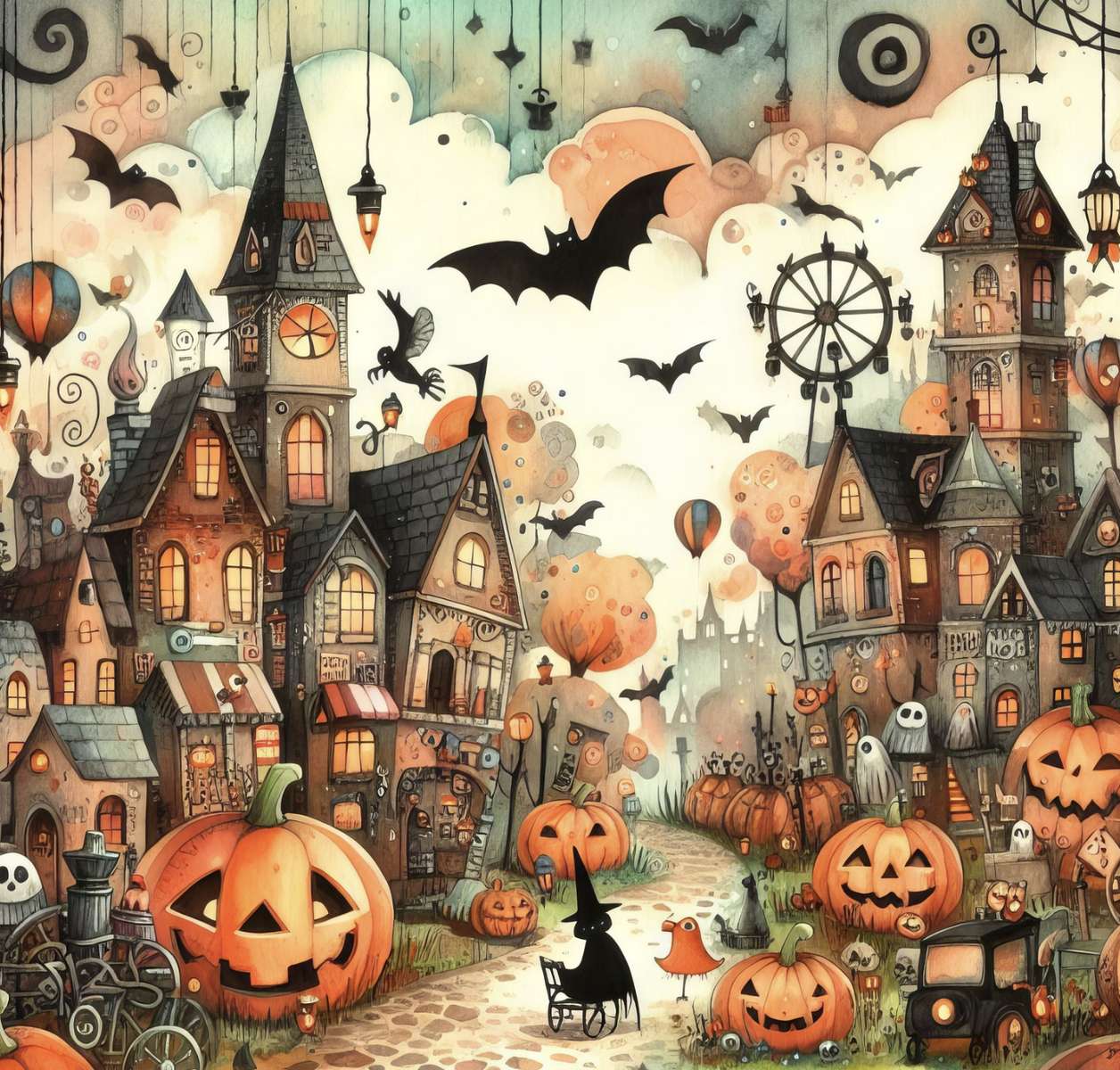 Oh the ugly pumpkins jigsaw puzzle online