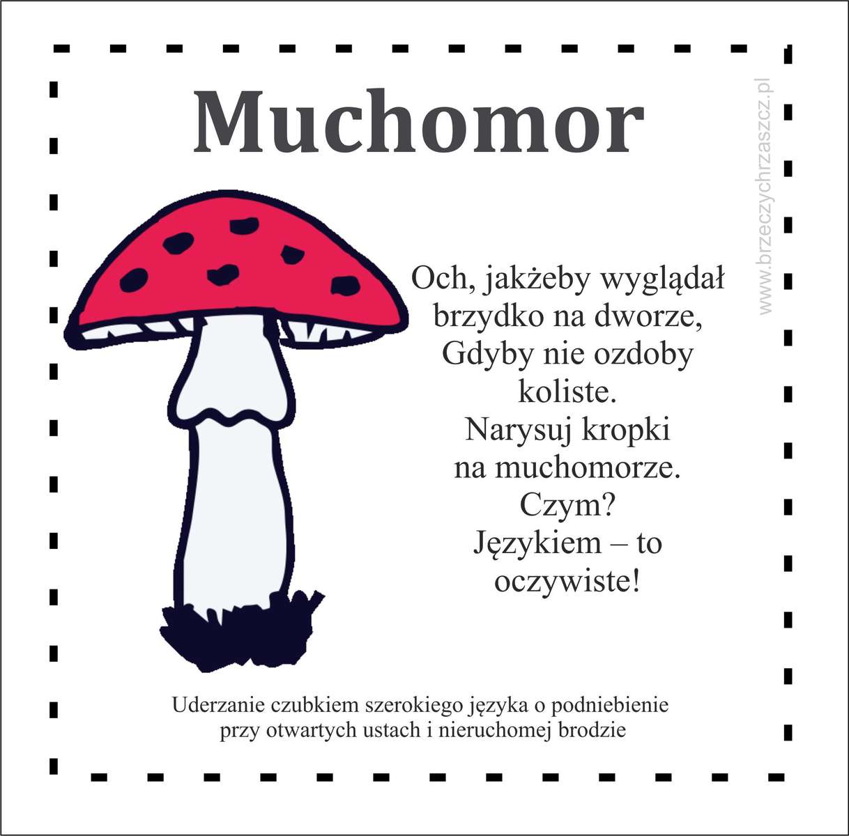 Muchomorek puzzle online