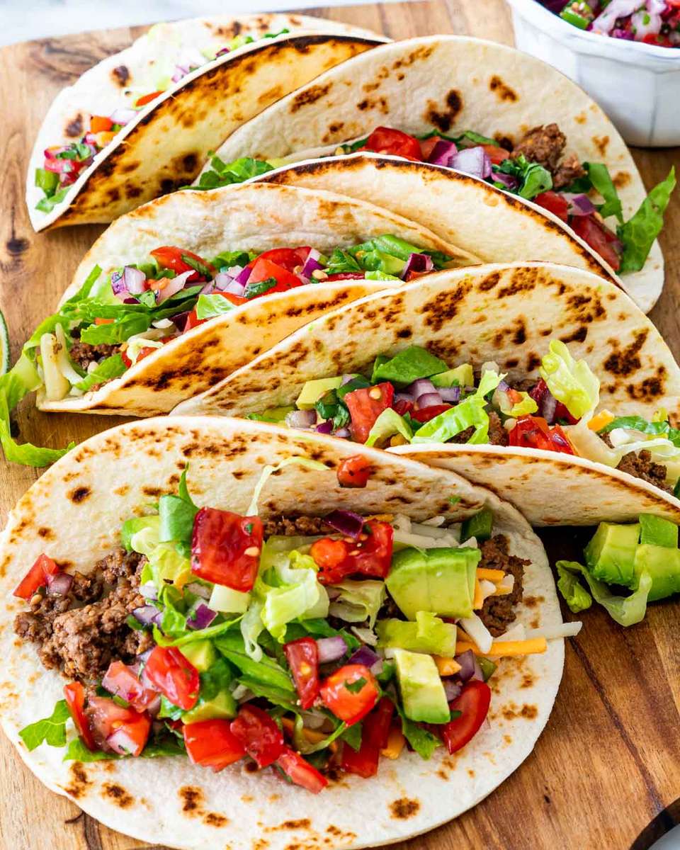 Tacos cu carne de vită jigsaw puzzle online