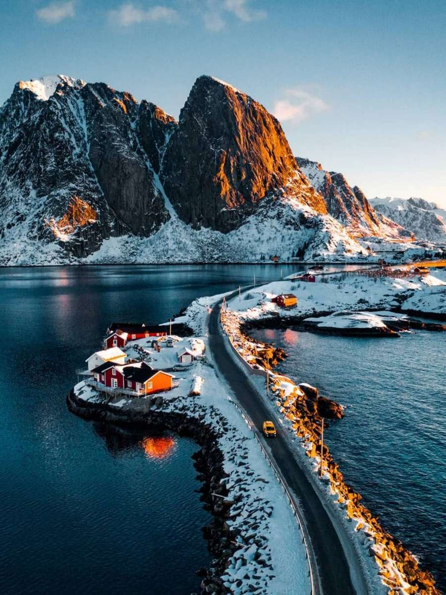 Lofoten. Skandinavien pussel på nätet