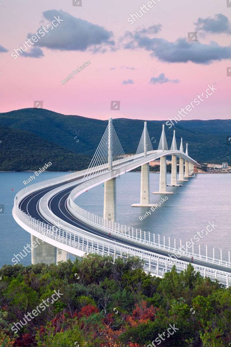 Brücke in Kroatien Puzzlespiel online