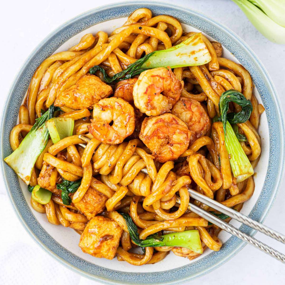 Garlic Shrimp & Noodles online puzzle