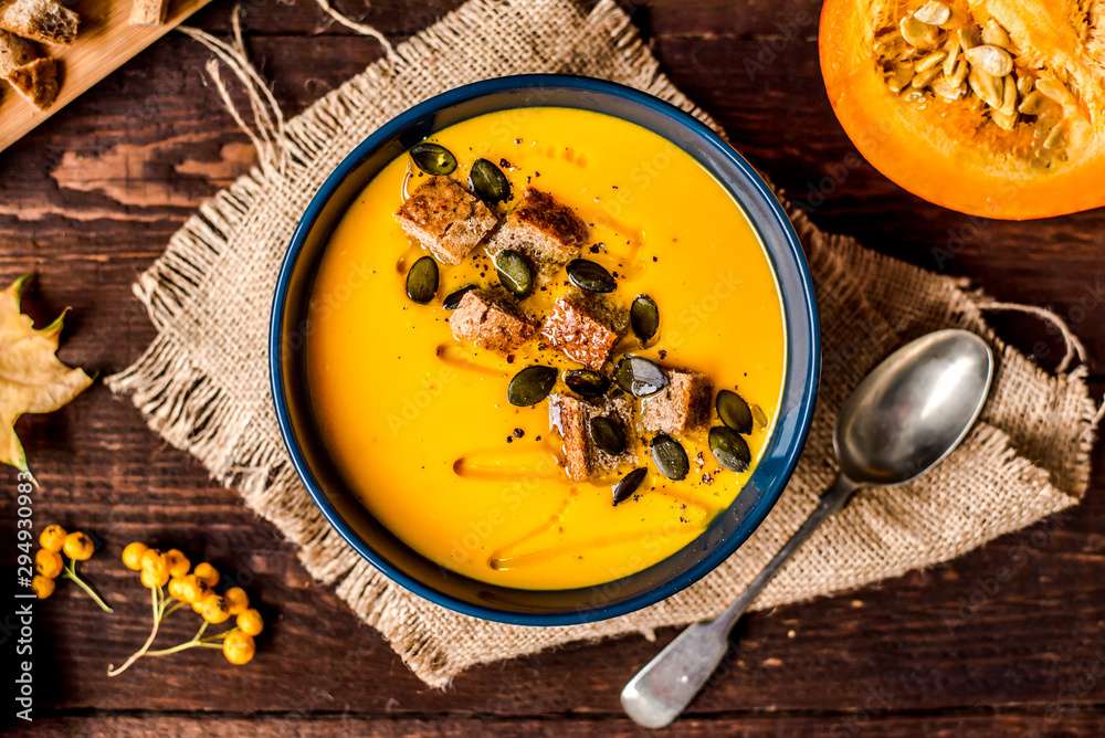 Pumpkin soup jigsaw puzzle online