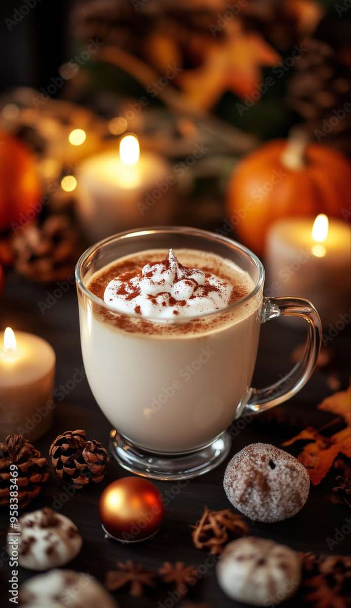 Pumpkin Spice Latte pussel på nätet