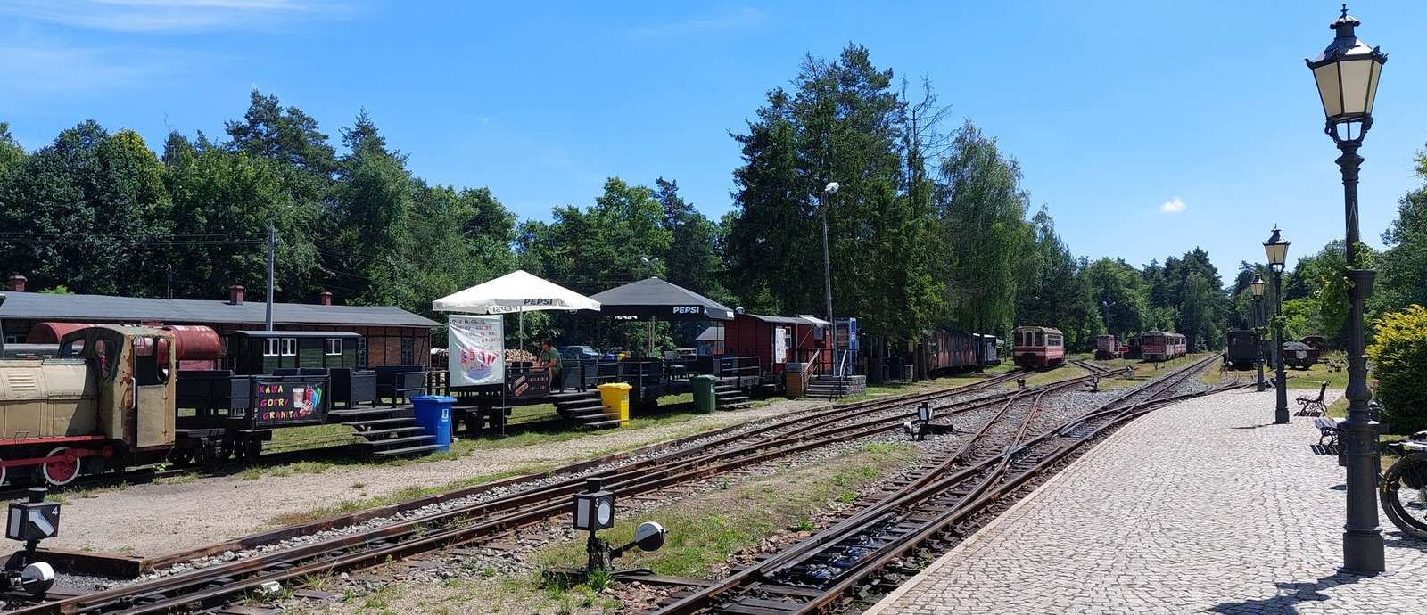 Narrow-gauge station in Rudy jigsaw puzzle online