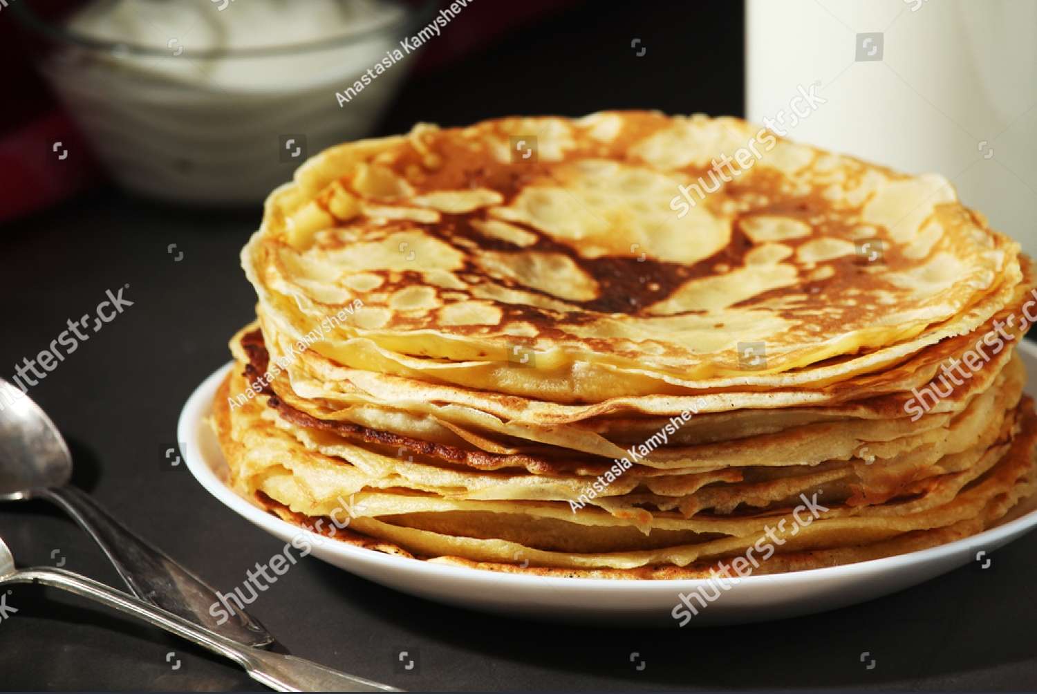 Pannkakor på ryska Pussel online