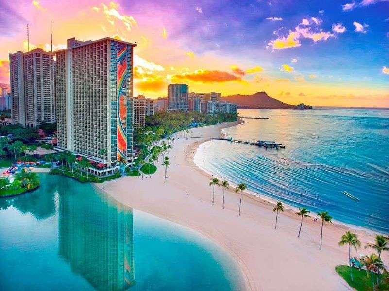 Plaja din Hawaii puzzle online