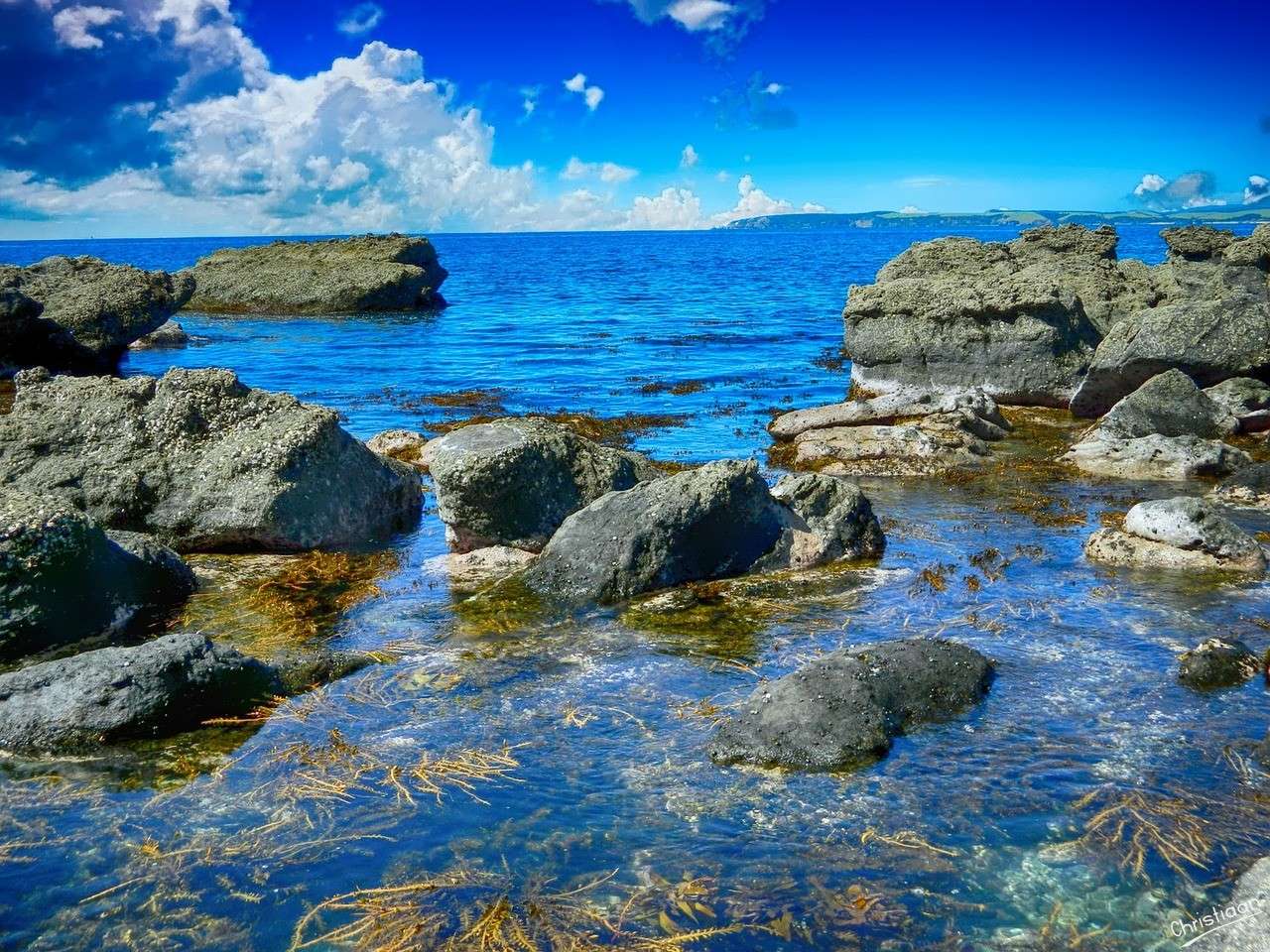 Costa, Mar, Rocas, Costa. rompecabezas en línea