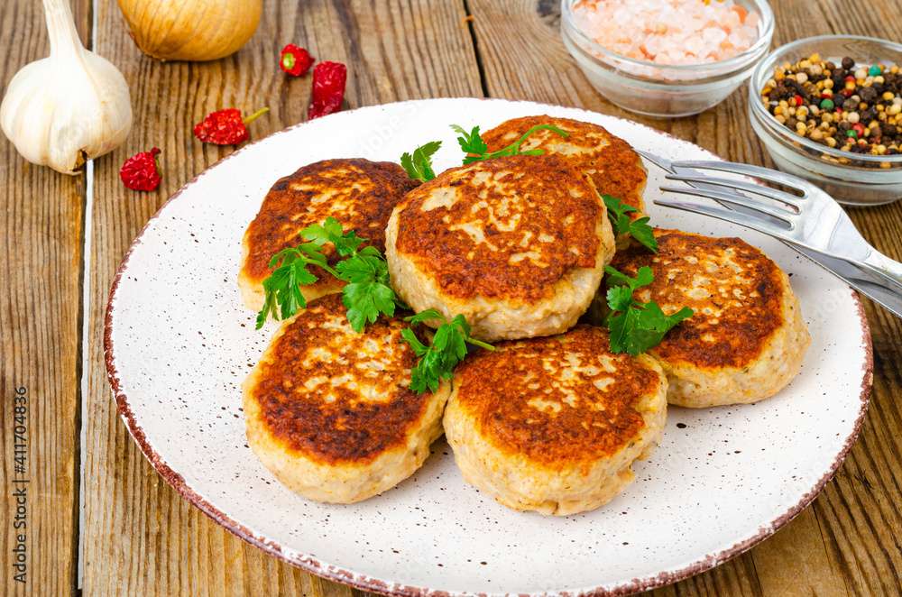 Chuletas de carne caseras rompecabezas en línea