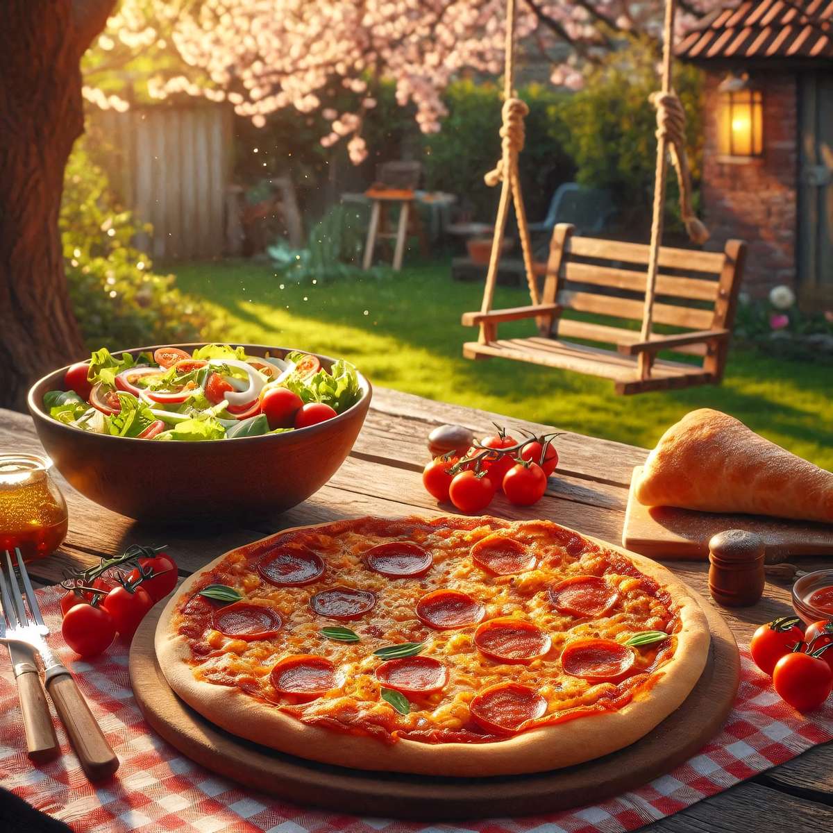 Pizza se hodí ke všemu online puzzle