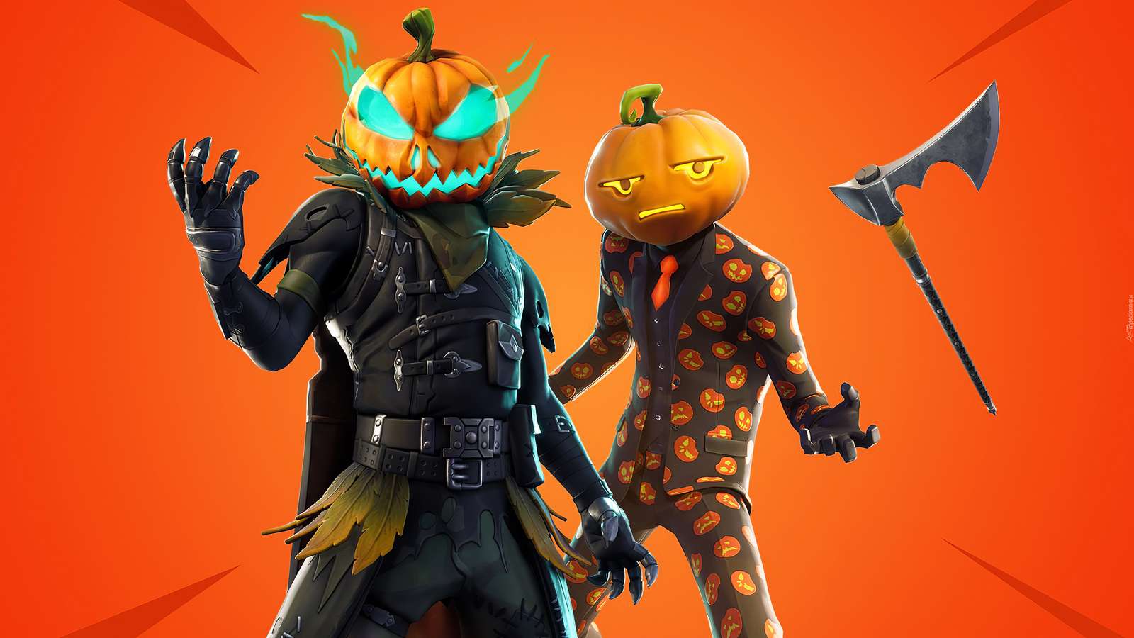 Fortnite-karaktärer redigerade för Halloween Pussel online