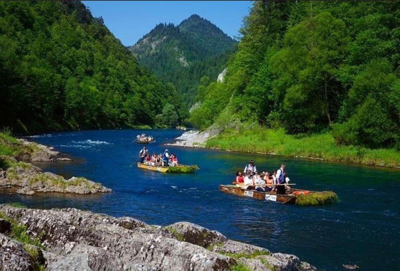 Fleuve Dunajec Pologne et Slovaquie puzzle en ligne