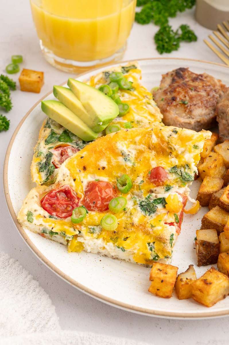 Plato de desayuno rompecabezas en línea