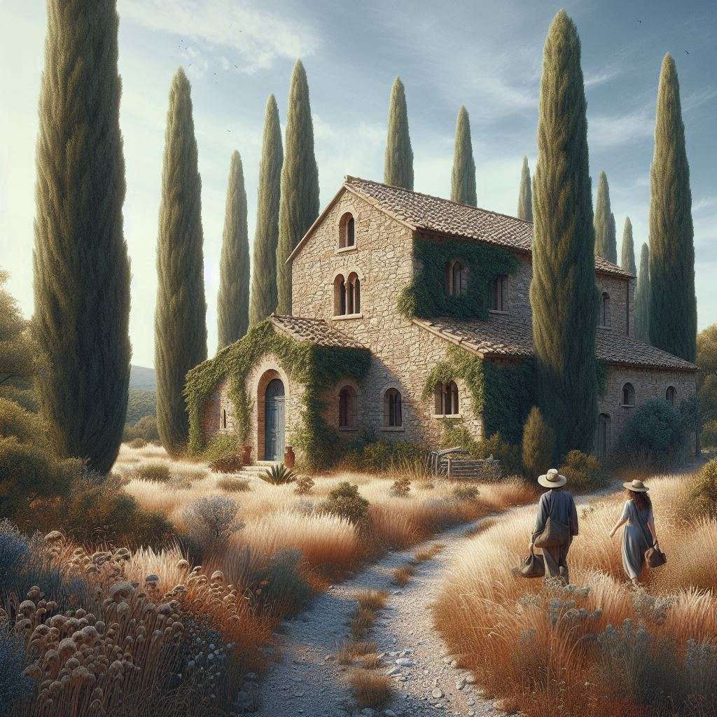 Una casa rustica in pietra puzzle online