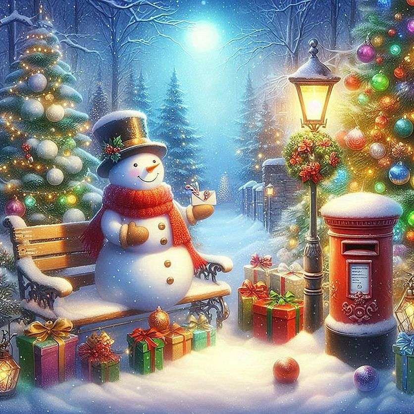 Snowman! jigsaw puzzle online