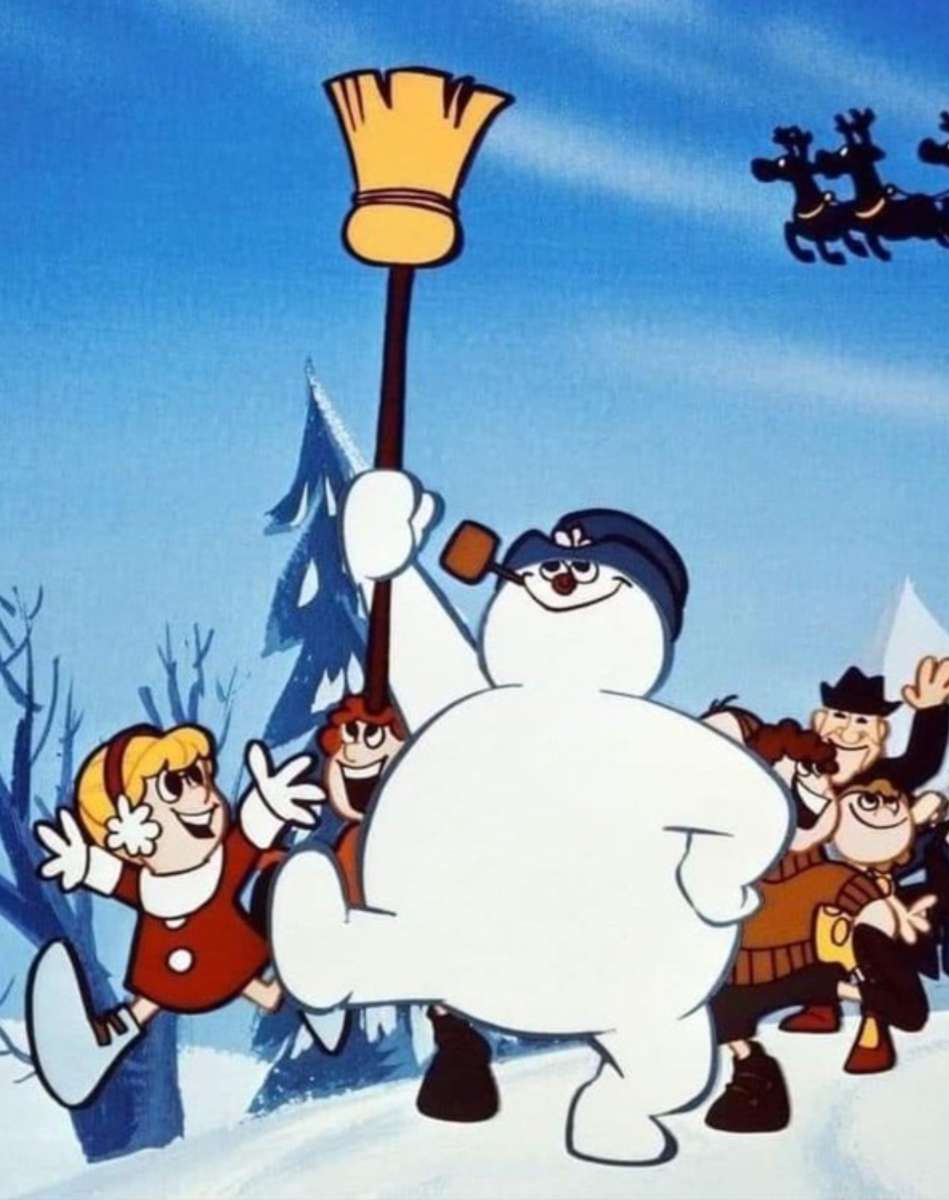 Τηλεοπτικό ντεμπούτο Frosty the Snowman 1969 online παζλ