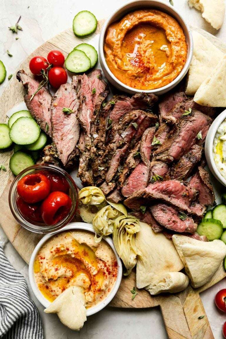 Grilled Leg of Lamb Platter online puzzle