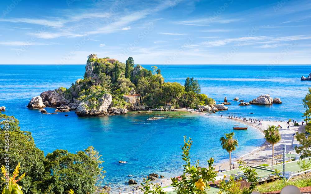 Isla Isola Bella, Cerdeña Sicilia Italia rompecabezas en línea