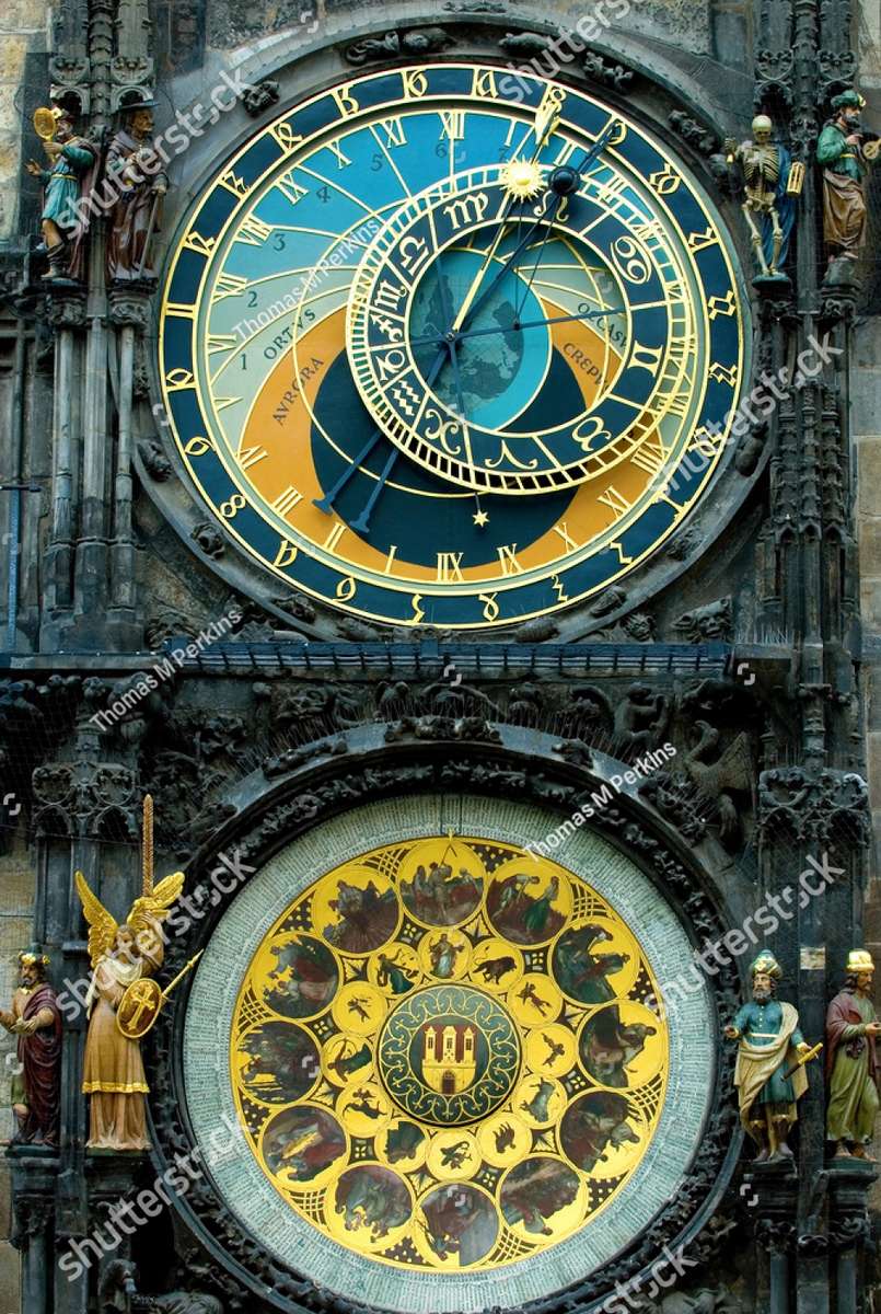 Horloges de Prague, République tchèque puzzle en ligne