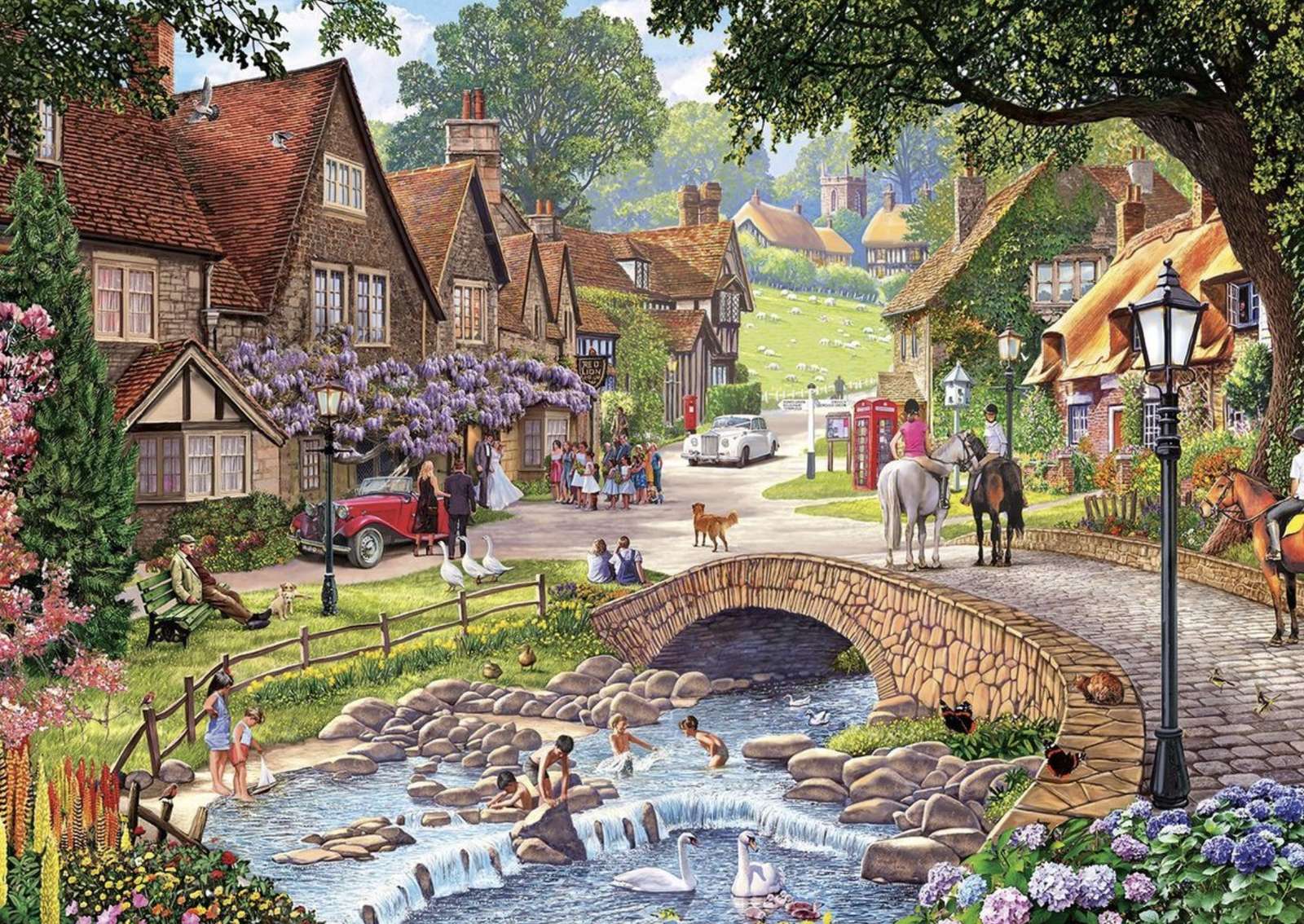 Attività nel mio villaggio puzzle online