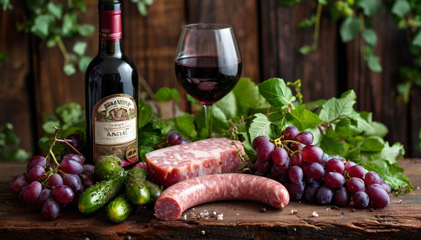 Vino e salsiccia puzzle online