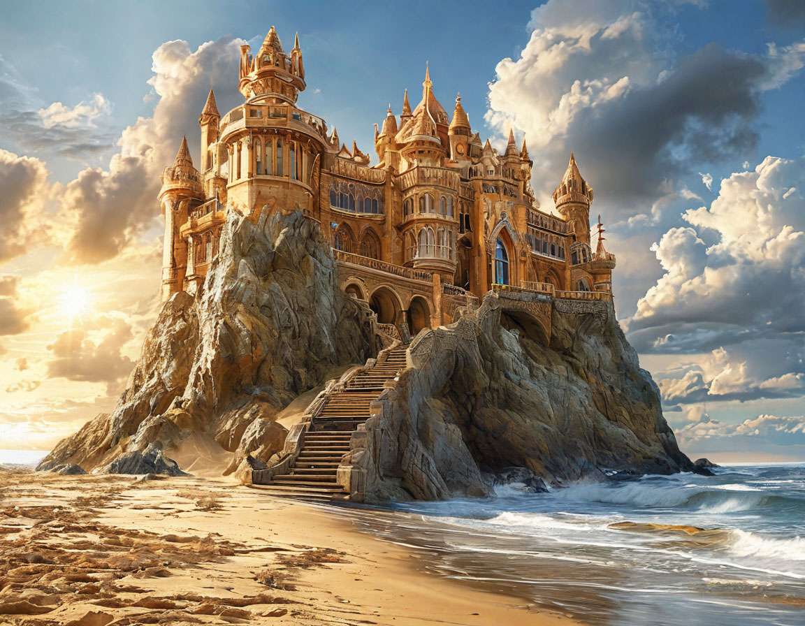 Sand castle jigsaw puzzle online