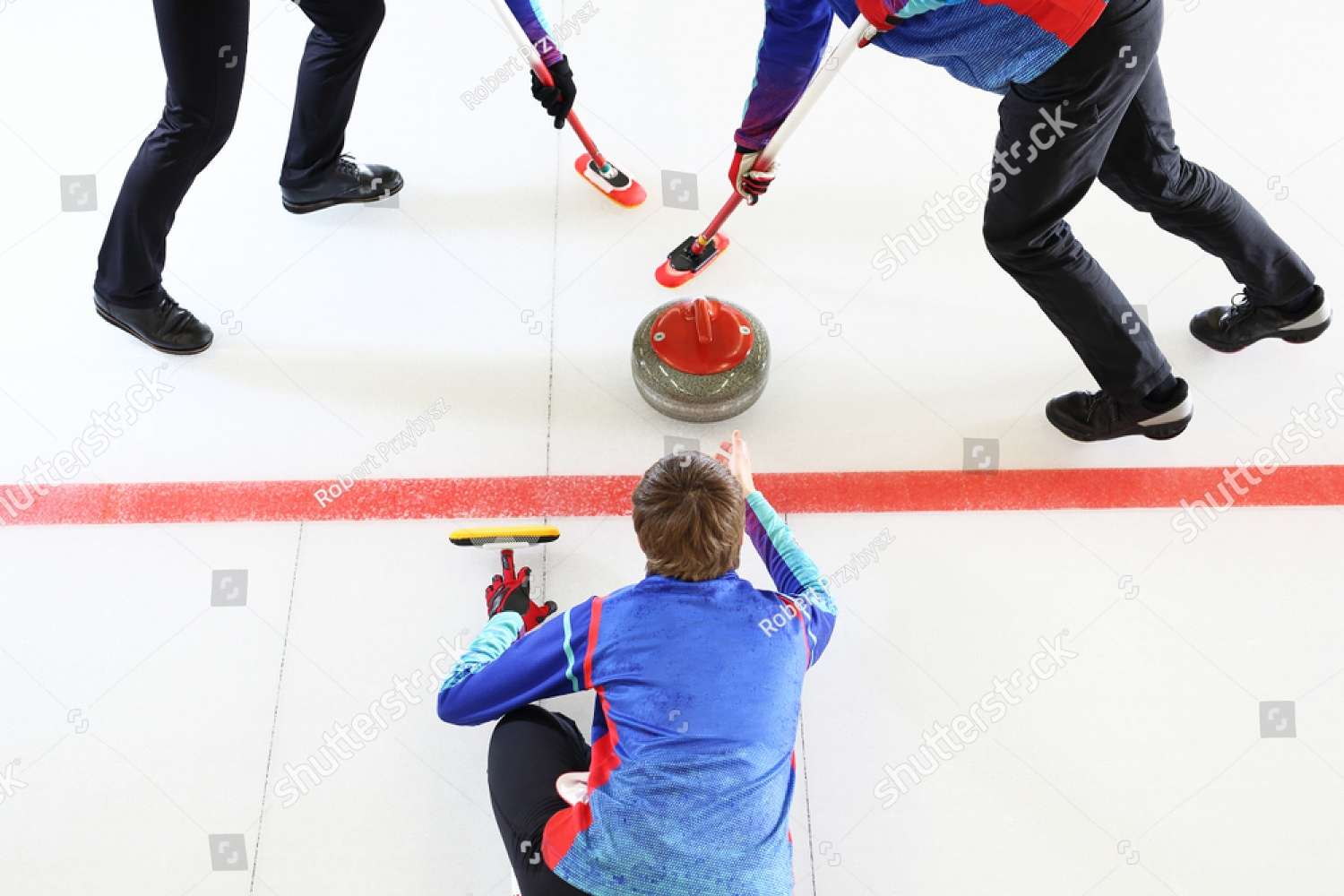 Curling sur glace puzzle en ligne