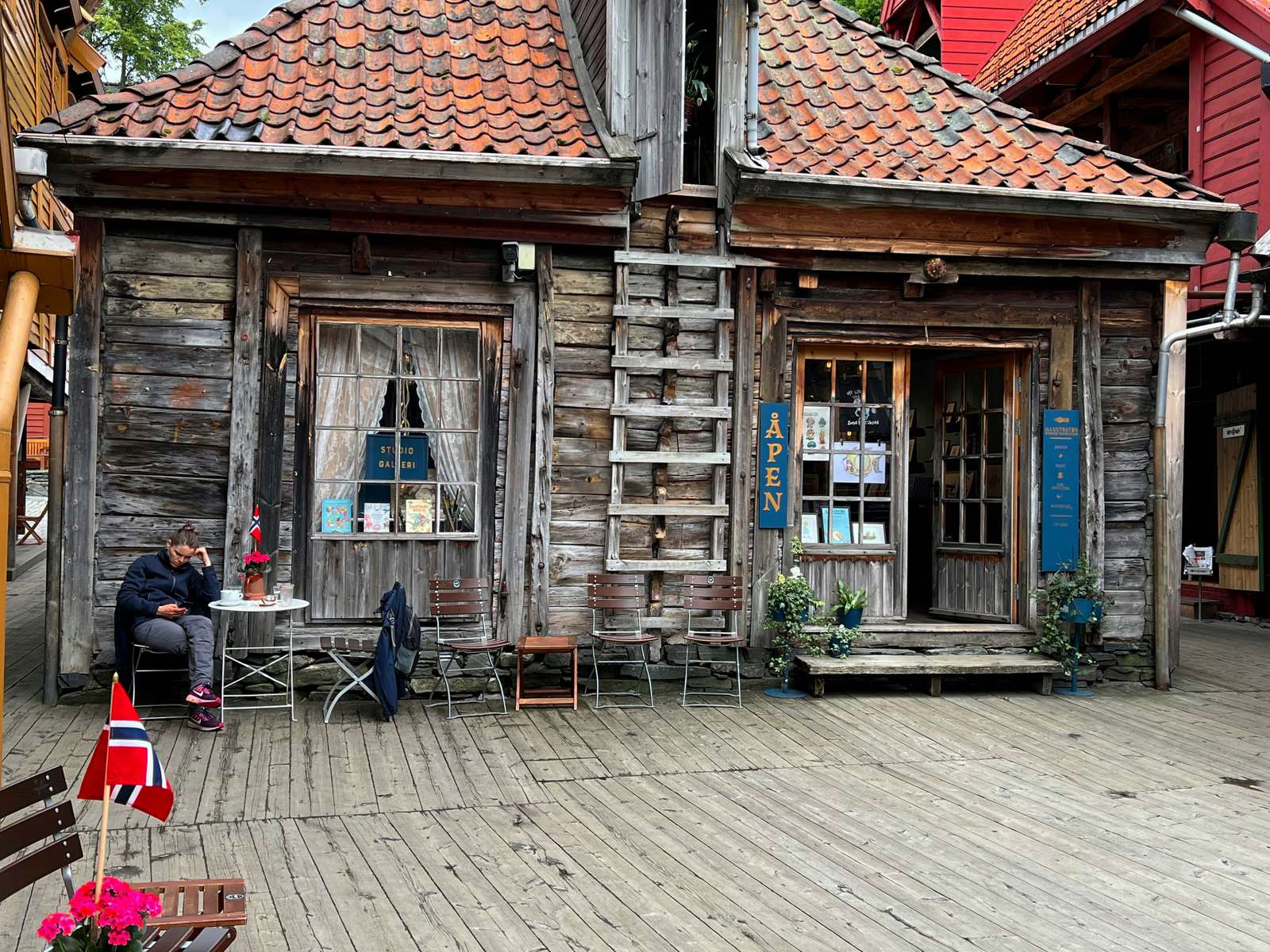 Bryggen, Bergen, Norvegia jigsaw puzzle online