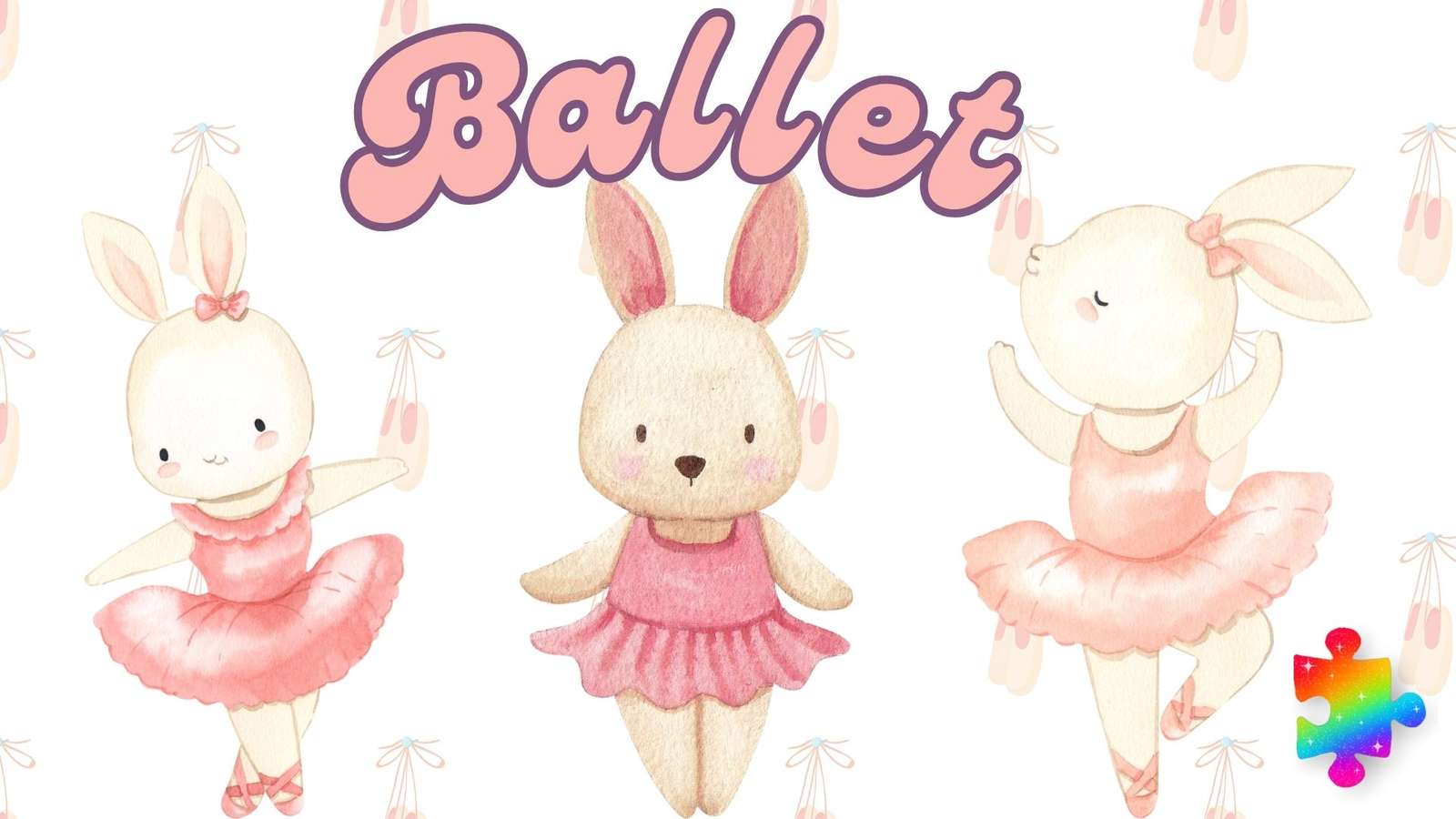 Lapins de ballet puzzle en ligne