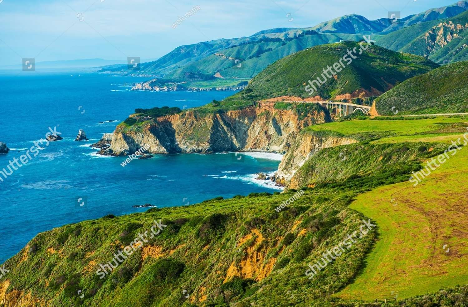 米国カリフォルニア海岸 ジグソーパズルオンライン