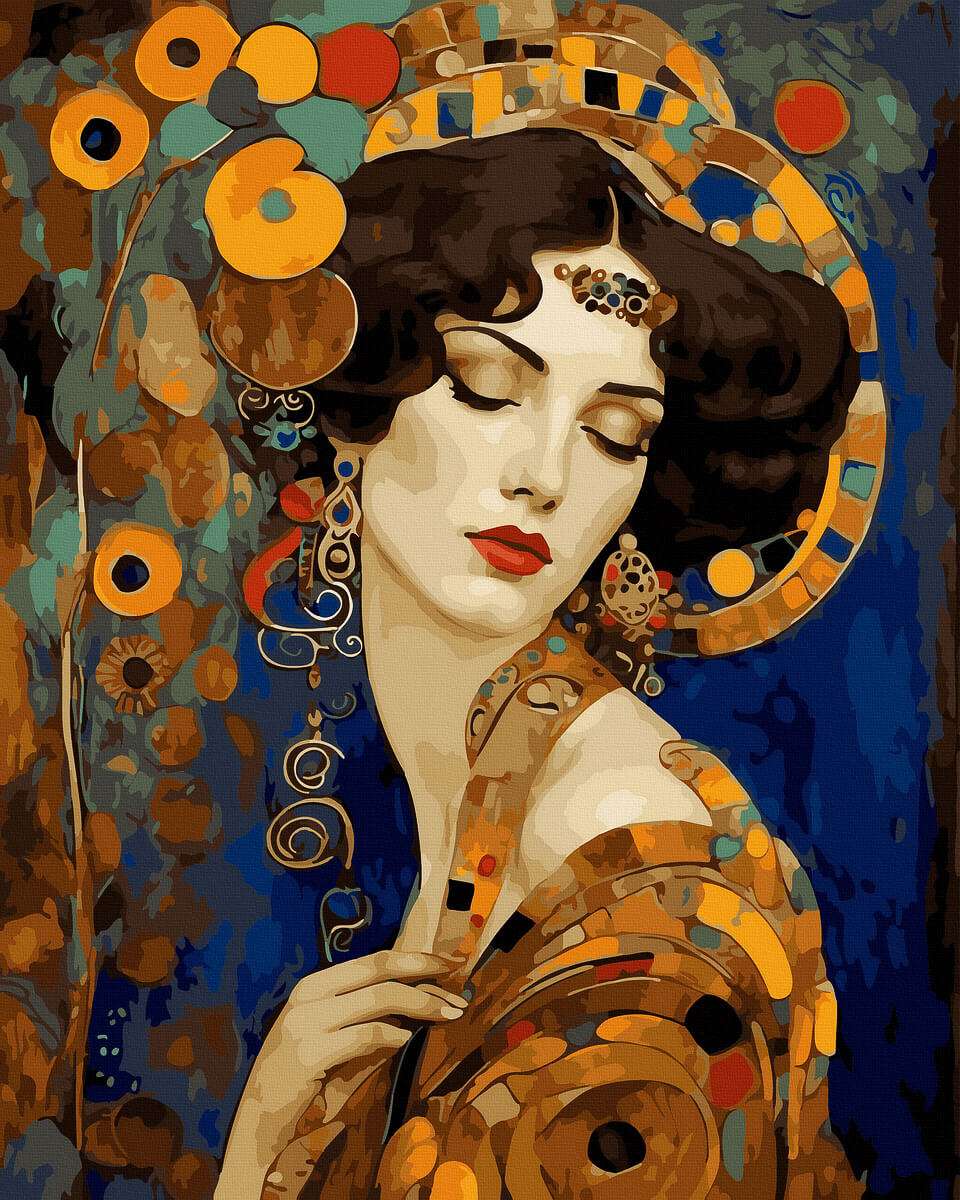 A musa de Klimt puzzle online