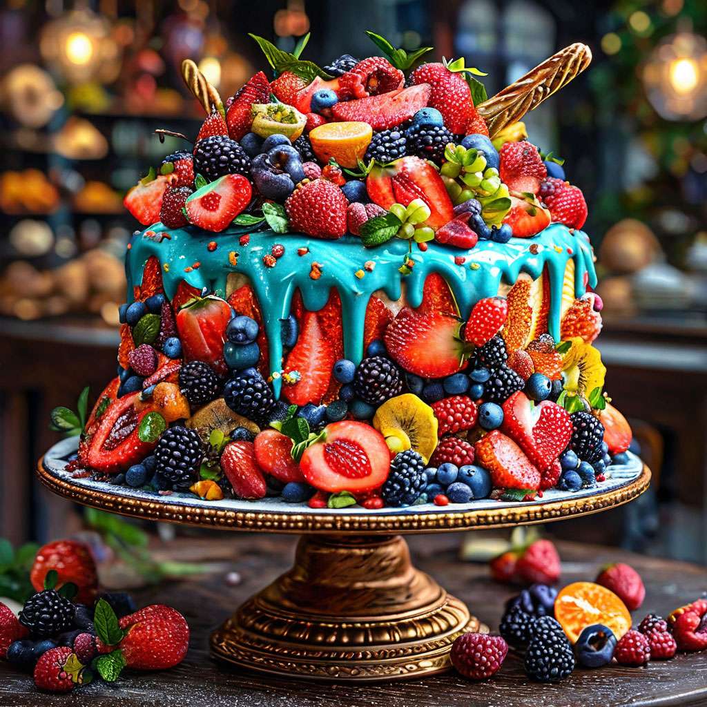 Torta alla frutta puzzle online